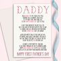 First Fathers Day Card From Baby Daughter, thumbnail 1 of 3