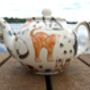Two Cup Teapot In Cats And Kittens Design, thumbnail 1 of 10