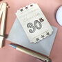 Personalised 30th Birthday Wooden Card, thumbnail 5 of 8