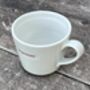 White ‘Espresso’ Mug In Red, thumbnail 2 of 2