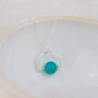 Sterling Silver Semi Precious Bead Spinner Pendant, thumbnail 2 of 7