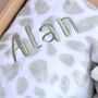 Personalised Giraffe Gift Set For Newborn, thumbnail 4 of 5