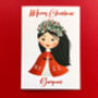 Personalised Christmas Greetings Card For Daughter, thumbnail 2 of 7