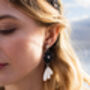 'Hannah' Seaweed Inspired Sustainable Earrings, thumbnail 11 of 12