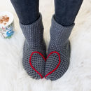 cdg heart socks