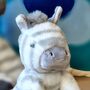 100% Recycled Soft Toy Zebra, thumbnail 2 of 2