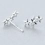 40th Birthday Still Shining Sterling Silver Star Earrings, thumbnail 2 of 7