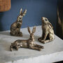 Set Of Three Hare Ornaments, thumbnail 1 of 2