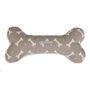 Mutts And Hounds Cotton Squeaky Bone Dog Toy, thumbnail 4 of 5