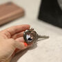 Silver Heart Personalised Photo Valentine's Key Ring, thumbnail 2 of 3