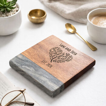 Personalised Coaster For Couples, 2 of 4