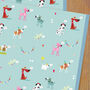 Dog Wrapping Paper Two Sheets, thumbnail 1 of 4