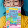 Personalised Mermaids Birthday Number Skills Cards Gift Box, thumbnail 1 of 8