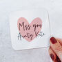 Personalised Miss You Coaster, thumbnail 1 of 3