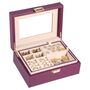 Jewellery Box Organiser Storage Case With Mirror, thumbnail 7 of 8