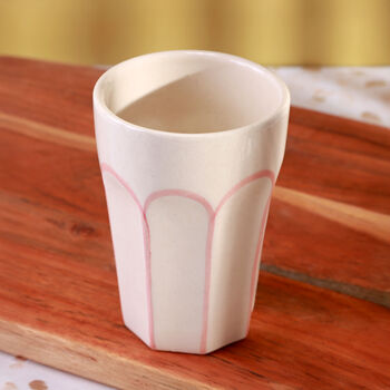 G Decor Colour Arches Handmade And Hand Painted Ceramic Tumblers, Cups And Mugs, 6 of 8
