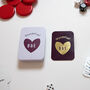 Personalised Foiled Couples Playing Cards In A Tin, thumbnail 3 of 9