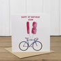 Personalised Bike 18th Birthday Card, thumbnail 1 of 2