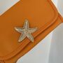Orange Starfish Jewellery Wallet, thumbnail 2 of 3
