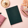 Personalised A4 Classic Vegan Leather Notebook, thumbnail 3 of 9