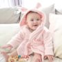 Personalised Pink Fleece Hooded Dressing Gown, thumbnail 1 of 5
