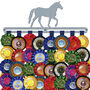 Equestrian/Horse Rosette Hanger Wall Display, thumbnail 8 of 10