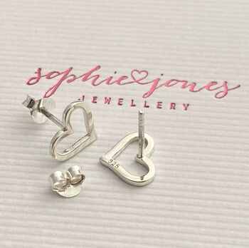 Personalised 30th Birthday Heart Earrings, 2 of 3