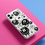 Happy Face Black And White Phone Case For iPhone, thumbnail 3 of 8
