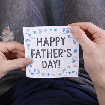 Happy Father's Day Patterned Card, 7 of 7
