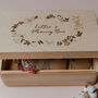Personalised Memory Box With Bird And Floral Design, thumbnail 3 of 6