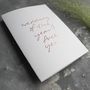 'Wedding Of The Year? Fuck Yeah' Hand Foiled Card, thumbnail 2 of 3