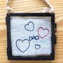 Personalised Hand Writing Linen Picture Frame Gift, thumbnail 2 of 5