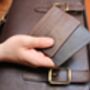 Engraved Leather Card Holder, thumbnail 2 of 2