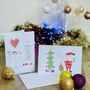 Personalised Christmas Card Sets With Child's Drawing, thumbnail 6 of 9