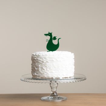 Mythical Dragon Birthday Party Cake Topper Decoration, 2 of 3