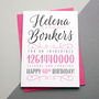 Happy Birthday In Seconds Personalised Decorative Card, thumbnail 4 of 7