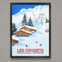 Les Crosets Ski Resort Poster, thumbnail 1 of 6