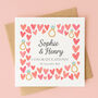 Personalised Hearts Engagement Card, thumbnail 1 of 4