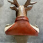 26cm Red Gentleman Stag Bust – Mini Deer Suit Figurine, thumbnail 9 of 12