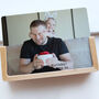 Personalised Landscape Wood And Metal Photo Frame, thumbnail 3 of 7