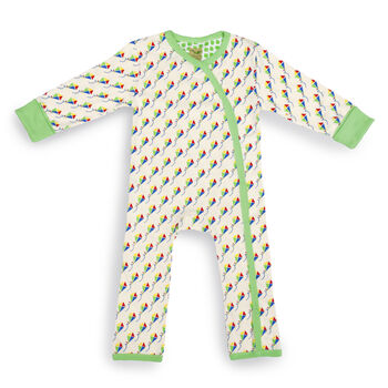 Toddler Sleepsuit In Organic Cotton, 4 of 8