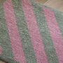 Candy Cane Doormat | Pink And Green, thumbnail 3 of 3