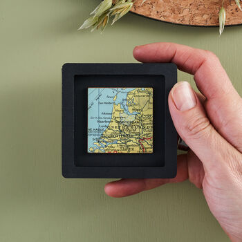 Personalised Miniature Square Map Framed Gift, 7 of 11