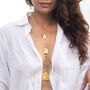 Goddess Of Self Discovery Gold Vermeil Necklace, thumbnail 4 of 7