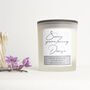 Personalised Sorry Your Leaving Soy Wax Scented Candle, thumbnail 3 of 8