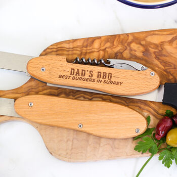 Personalised Dad's Best Barbecue Multi Tool Gadget, 5 of 12