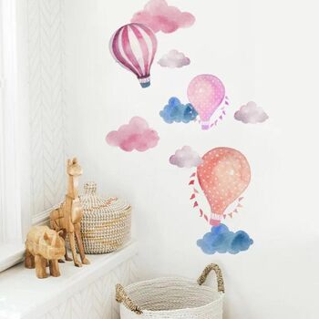 Hot Air Balloons Kid’s Room Decal Sticker, 2 of 6