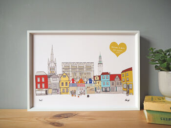 Norwich Personalised City Print, 4 of 4