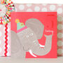 Elephant 5th Birthday Card, thumbnail 3 of 5