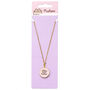 Pusheen The Cat Pink Name Necklace, thumbnail 7 of 7